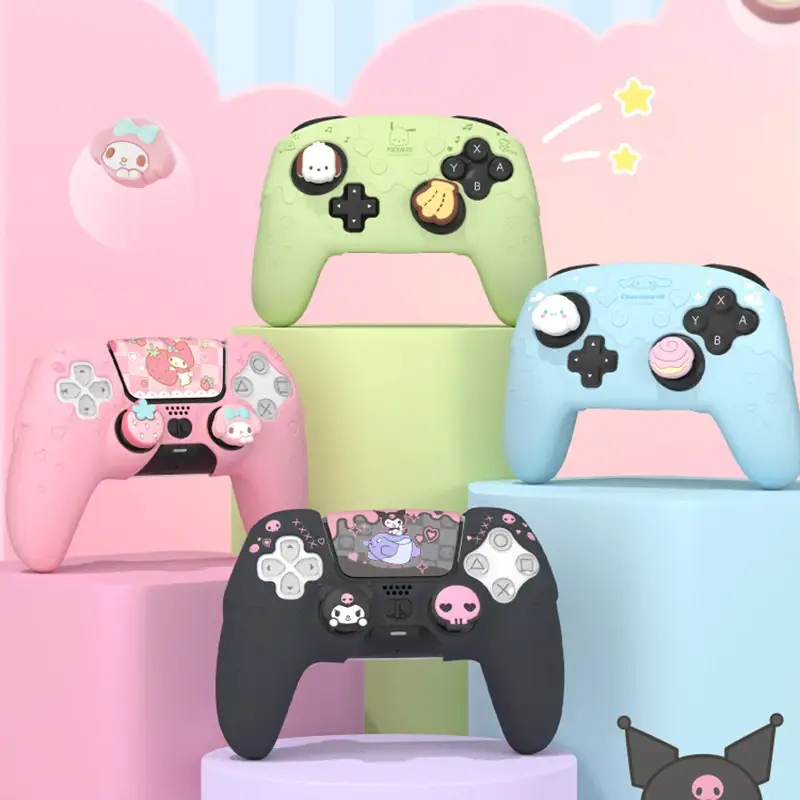 Sanrio Cinnamoroll Kuromi Pochacco Ps5 เคสป้องกัน Anti-fall Digital Kawaii ของขวัญวันเกิดผู้ใหญ่