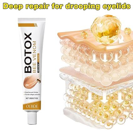 ครีมกําจัดริ้วรอย Botox Bee Venom ครีมกระชับต่อต้านริ้วรอย Bee Venom ให้ความชุ่มชื้น ยกกระชับ & Recovery - ทุกสภาพผิว - ครีมพิษผึ้งต่อต้านวัย