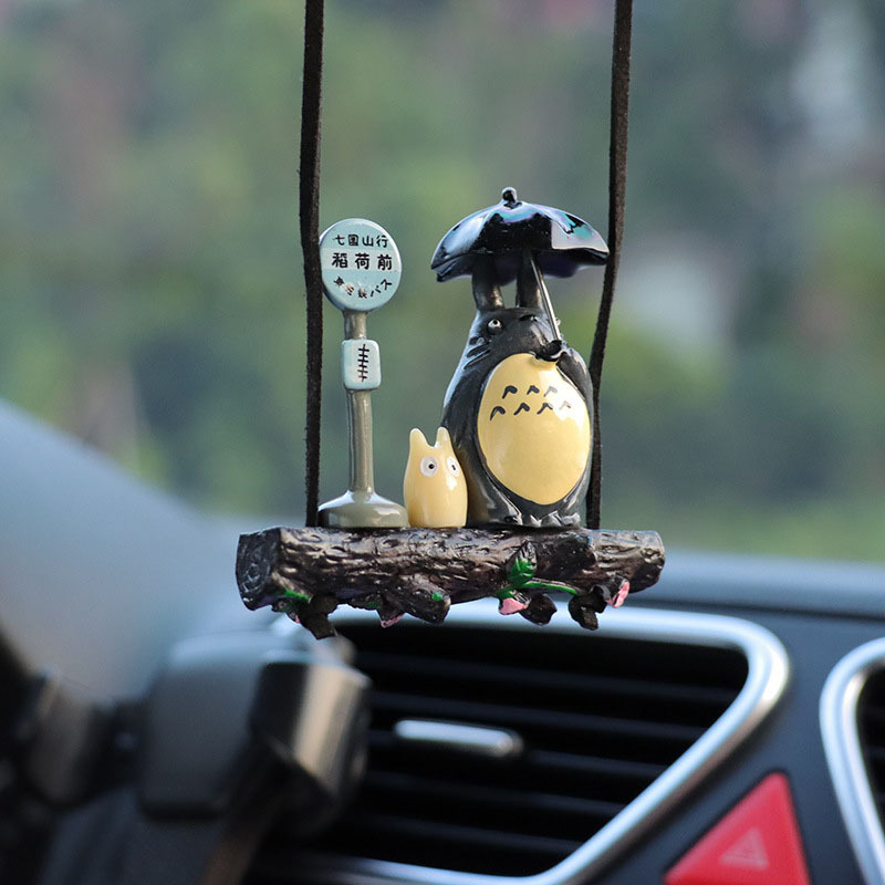 6 ซม. Hayao Miyazaki การ์ตูน Totoro พวงกุญแจ Ponyo ตุ๊กตาน่ารักกระเป๋าจี้ตกแต่งรถพวงกุญแจอุปกรณ์เสริ