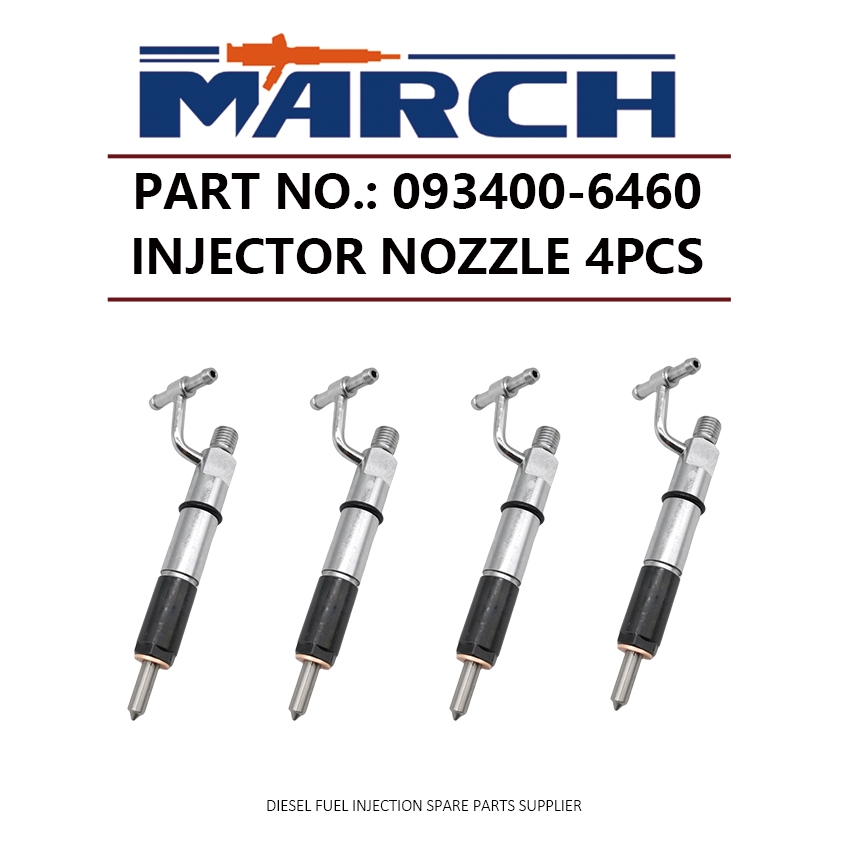 หัวฉีดหัวฉีดน้ํามันเชื้อเพลิงดีเซล 4 ชิ้น 093400-6740 093400-6460 สําหรับ Mitsubishi Canter FE FG 4D