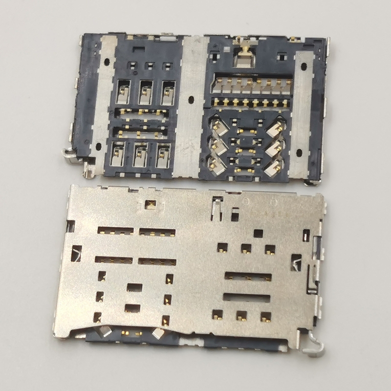 2-10pcs ซิมการ์ด Reader ผู้ถือสําหรับ LG G6 Plus G5 Hifi SE X หน้าจอ Fortune 3 คริกเก็ต Phoenix 5 Ks