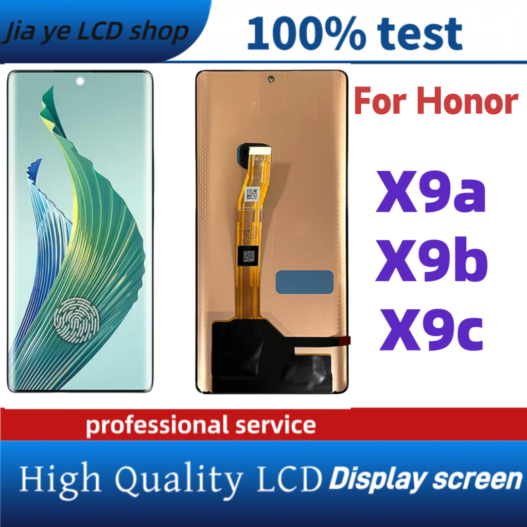 สําหรับ Honor X9a X9b X9c จอแสดงผล LCD หน้าจอสัมผัสพร้อมการเปลี่ยนกรอบ