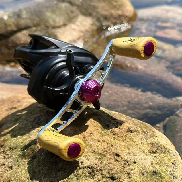 (หนึ่งคู่) ลูกบิดรอกแบบตัดสินใจเข้ากันได้กับรอก Daiwa, Abu & Shimano Baitcasting - เหมาะสําหรับแขนโยก, อุปกรณ์ตกปลา & Lure Add-ons