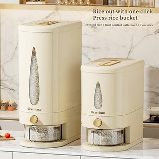 5/10KG Automatic Rice Dispenser -Airtight Seal and Insect-Proof Function for Kitchen Storage（COD）