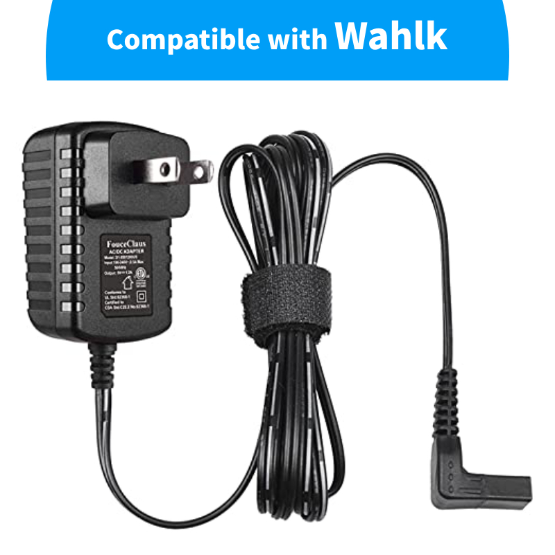 FouceClaus Power Adapter Charger สําหรับ Wahl Trimmer รุ่น 9864SS, SS2L, WSS3L, 9818A, 5616L, 5701, 