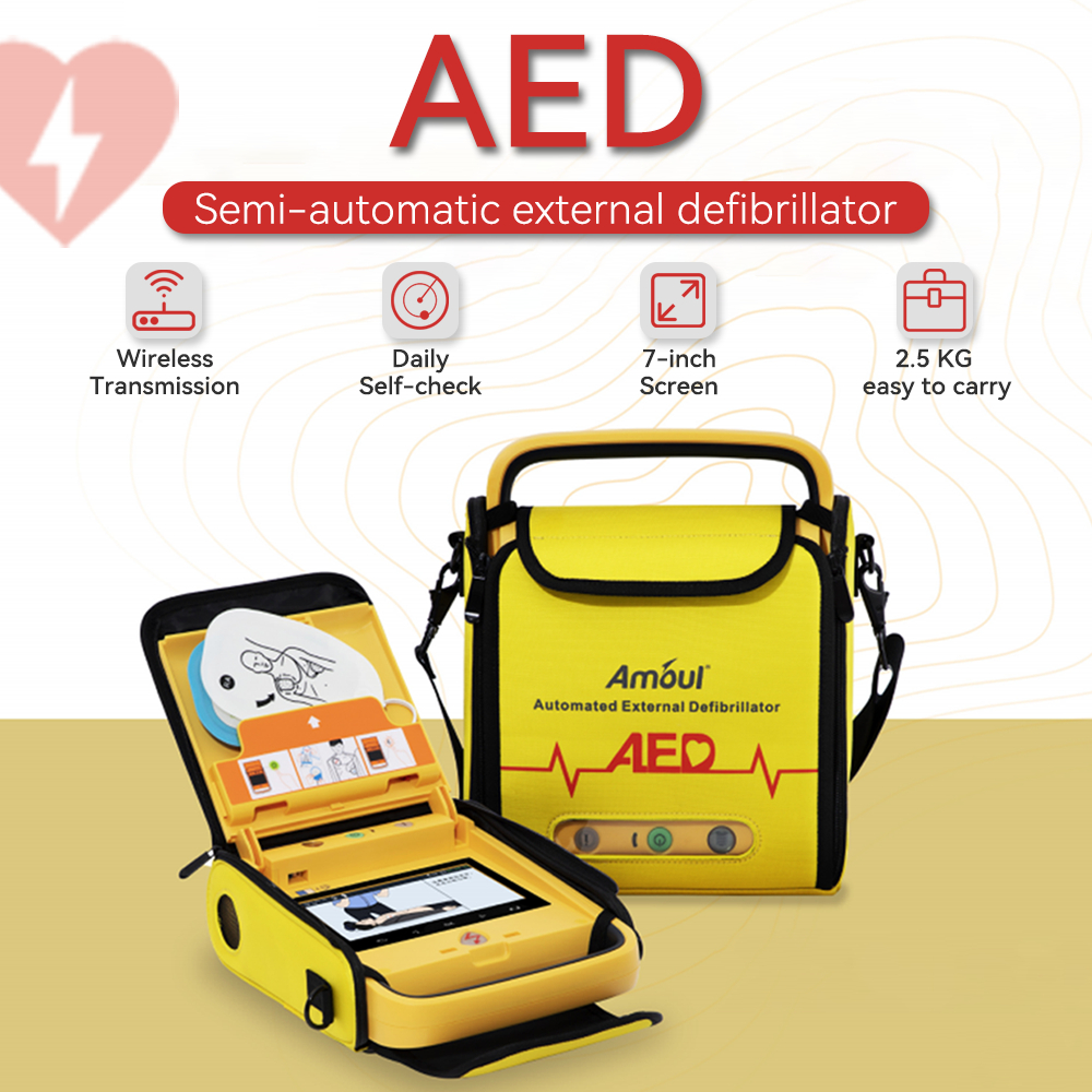 Aed Trainer พร้อมรีโมทคอนโทรลอัตโนมัติพร้อมแบตเตอรี่