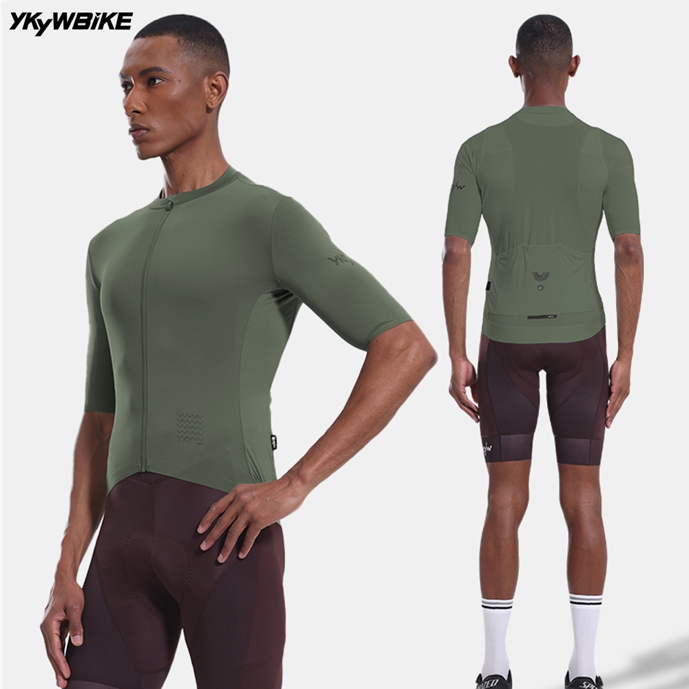 Ykywbike 2025 ผู้ชายขี่จักรยาน Core Jersey Pro ทีมน้ําหนักเบา MTB Maillot จักรยานเสื้อผ้าแขนสั้น