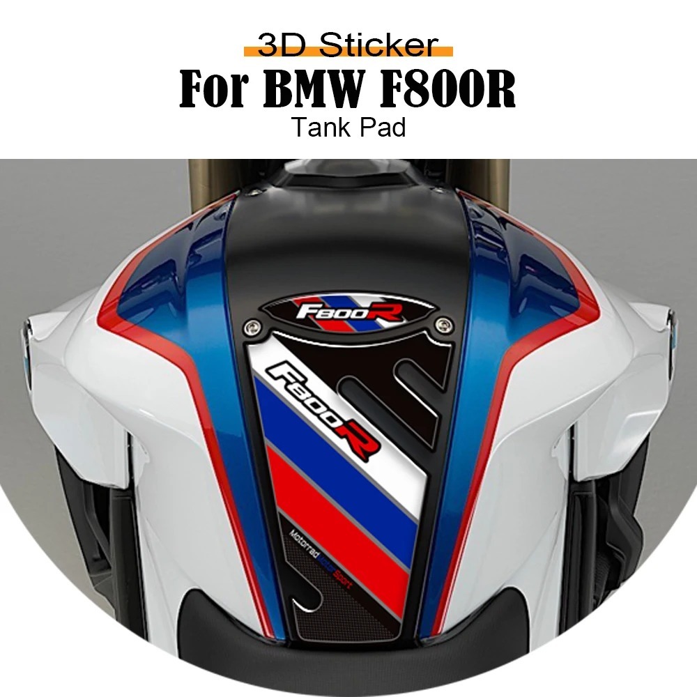 F800R รถจักรยานยนต์การใช้น้ํามันชุดเข่าถัง Pad สติกเกอร์ป้องกัน Decals สําหรับ BMW F800R F 800 R 800