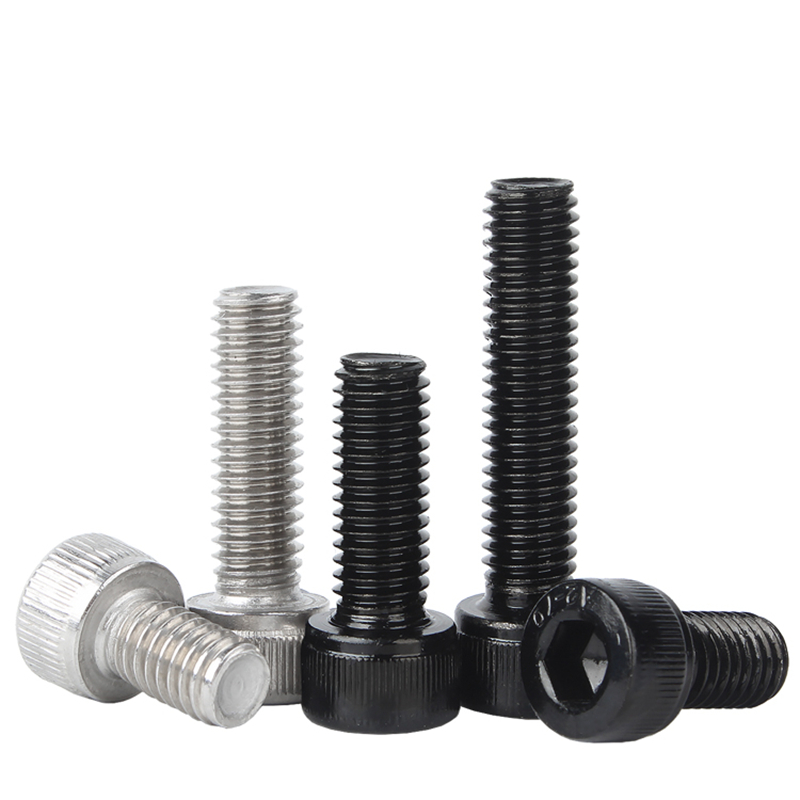 M6 M8 ซ็อกเก็ตหกเหลี่ยมหมวกหัวสลักเกลียว 304 สแตนเลสสกรูคอมพิวเตอร์ชุด Hex Metal Bolt Allen คีย์ผนังสกรูด้าย DIN912 - รูปที่ 5
