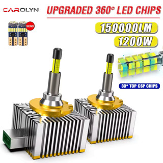 Carolyn D1S D3S 360 ไฟ LED หลอดไฟ HID D2S D4S LED Canbus D1R…