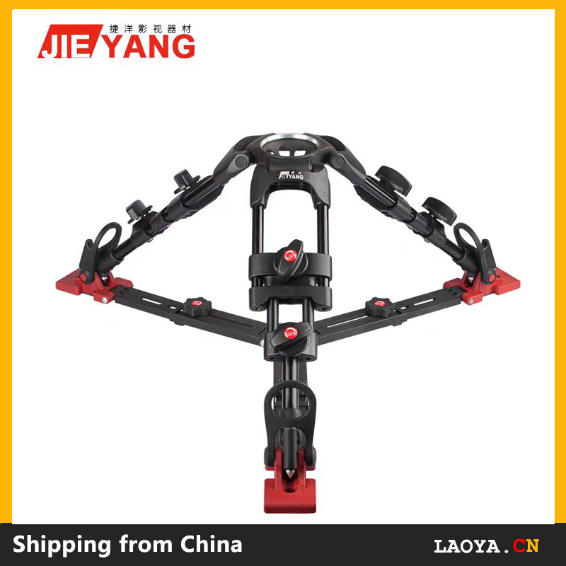 Jieyang 65D low tripod floor pot micro-film SLR camera low angle bowl mouth desktop 65mm 75mm 100mm 