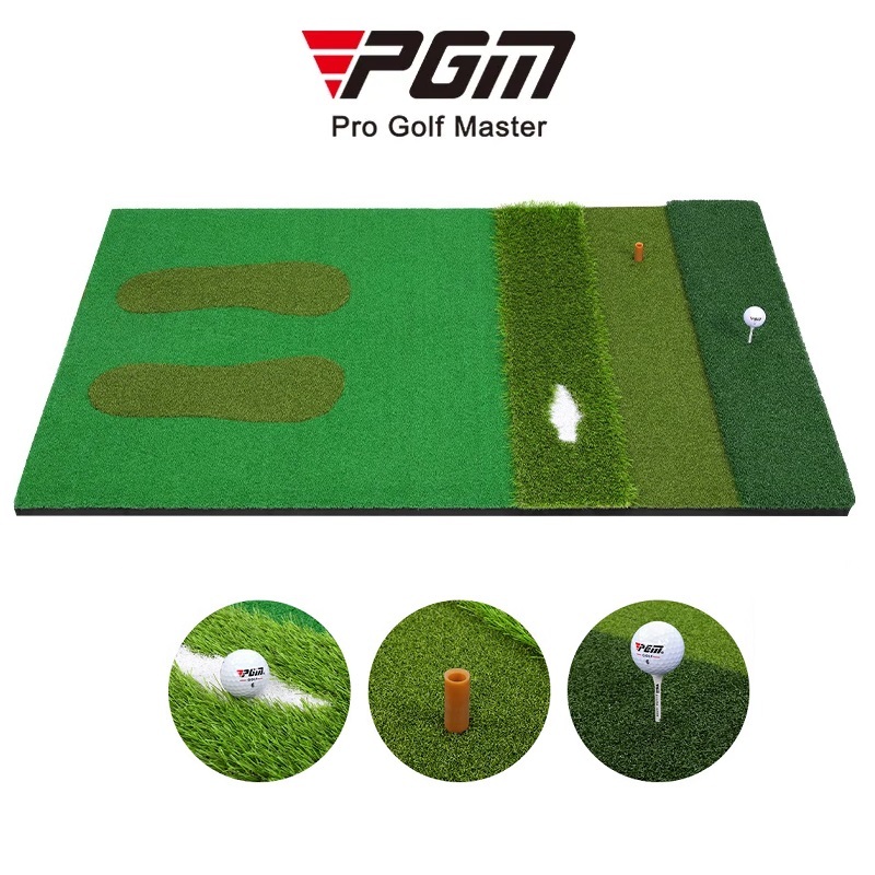 PGM GOLF 4 in 1 เสื่อตีกอล์ฟหญ้าไนลอน 1m/1.2m/1.5m สำหรับฝึกซ้อมสวิงและขับรถ DJD010