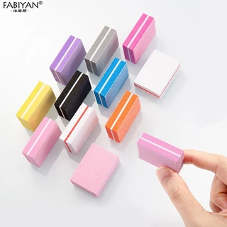 50 ชิ้น บล็อกขัดเล็บขนาดเล็ก สีสันสดใส สำหรับทำเล็บและเท้า เครื่องมือขัดเล็บแบบสุ่มสี