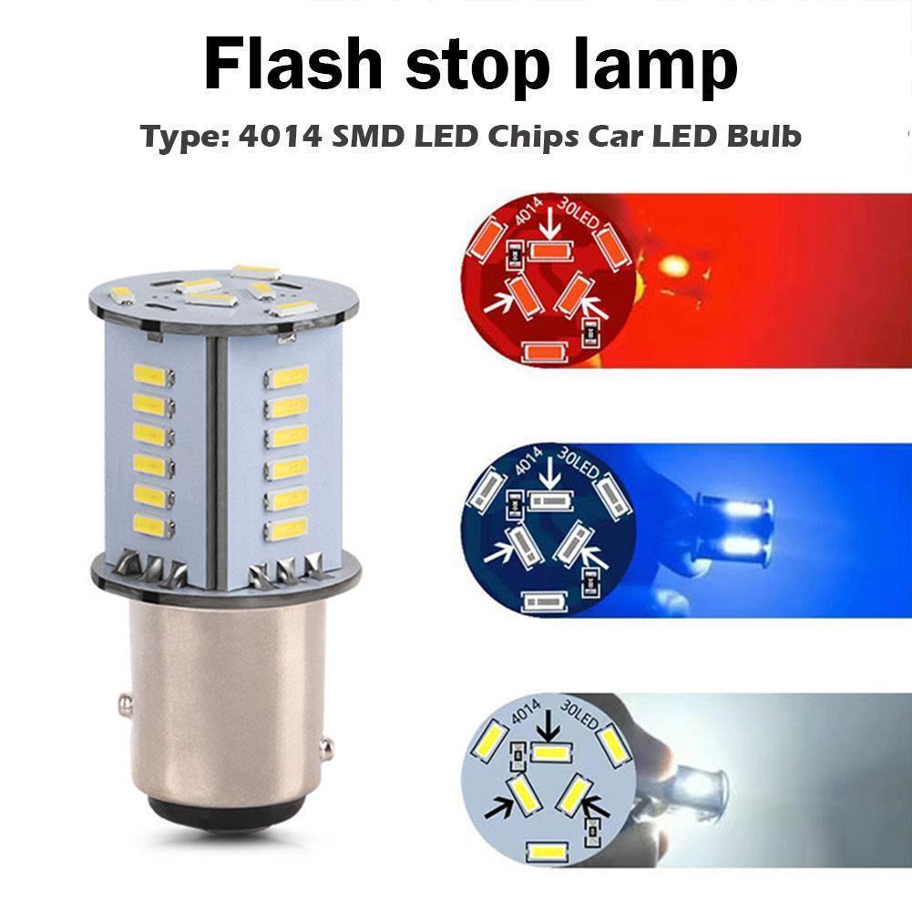 รถจักรยานยนต์ไฟท้าย นํา แฟลช 1157 ไฟแฟลชสัญญาณไฟกระพริบหยุดเบรก