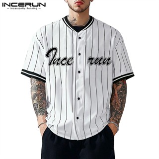 ไม่แน่นอน ผู้ชายวินเทจลําลองแขนสั้นลายพิมพ์เสื้อปิดกั้นสี