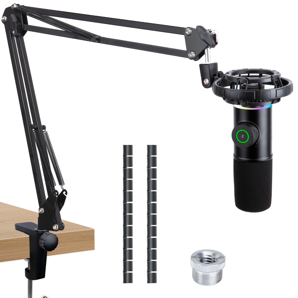 Fifine K658 Boom Arm, ขาตั้งไมโครโฟน Boom Arm ใช้งานร่วมกับ Fifine K658, Fifine Mic Boom Arm พร้อม 3