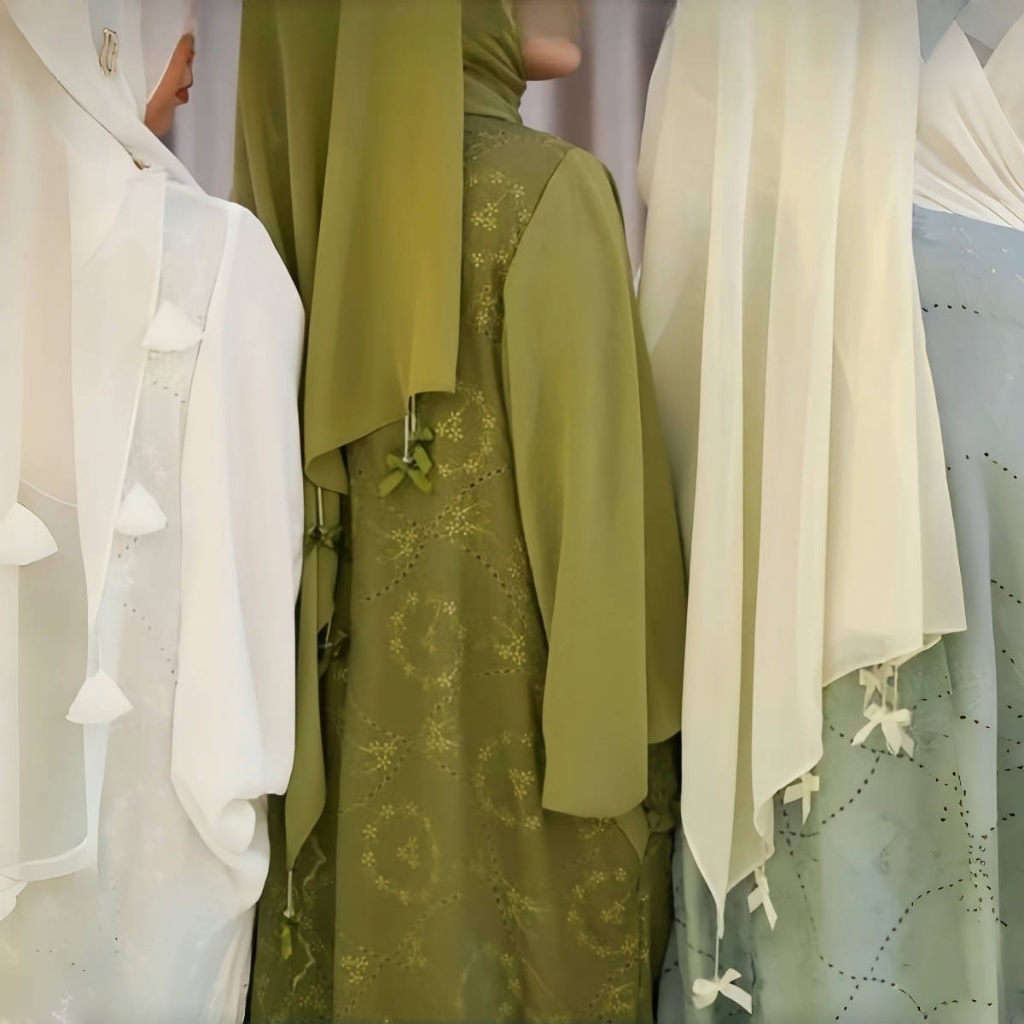 Jifang โบว์ปมหลอดแก้วลูกปัด/ดอกไม้เพิร์ลพู่ธรรมดาฟองชีฟองผ้าคลุมไหล่ Pashmina หัวผ้าพันคอ Wraps Viral Raya มุสลิมฮิญาบผ้าคลุมไหล่ WC78