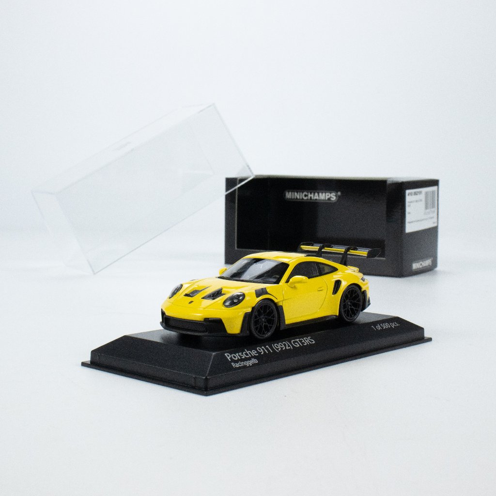 MINICHAMPS 1: 43 Porsche 911 992 GT3 RS Mini Cut โมเดลรถโลหะผสม