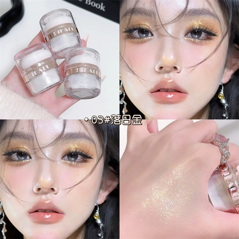 Glitter Fairy Highlight Pat powder Bride Wedding Highlight powder แป้งกลิตเตอร์ผิวกายเพื่อสร้างเมคอัพประกาย