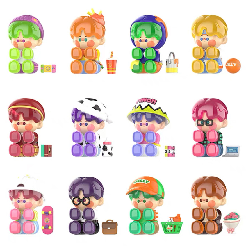 POPMART Pino Jelly Pino Jelly Your Boy Series Mystery Box รูปตกแต่งของขวัญ