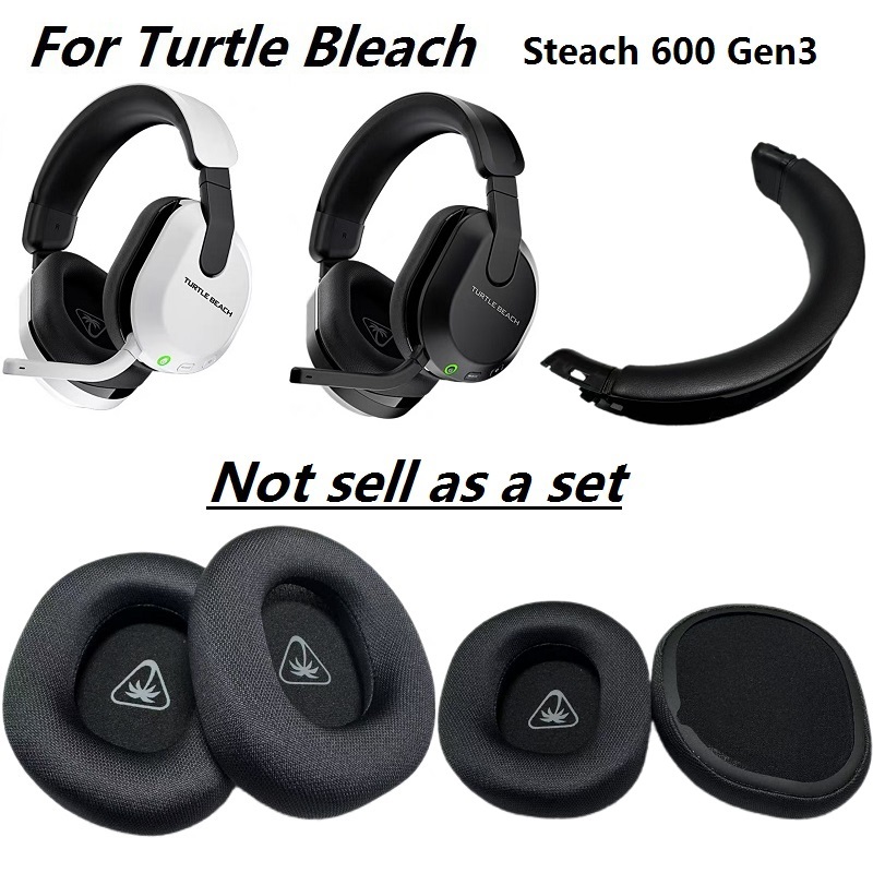 อะไหล่เดิมสําหรับ Turtle Beach Stealth 600 Gen3 หูฟังเปลี่ยน 600 Gen 3 ที่ปิดหู แผ่นรองหูฟัง ที่คาดผ