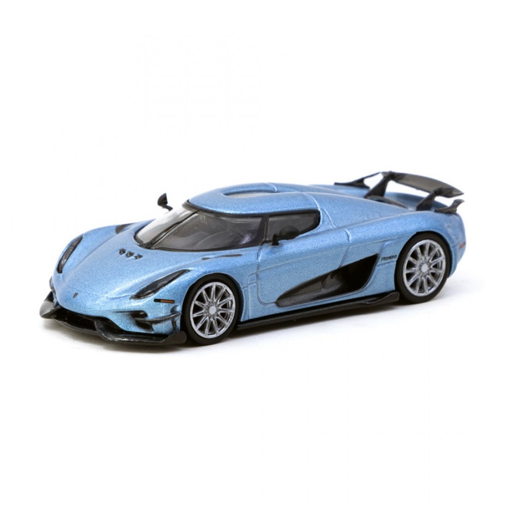 Tarmac Works T64G-TL017-LB 1/64 Koenigsegg Regera Light Blue Metallic Diecast Scale รุ่นรถ