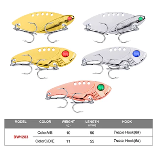 CISEA F72 vib lure 10g 5cm เหยื่อยาง ปลา ตกปลา ตกปลา เหยื่อจิ๊ก เหยื่อ