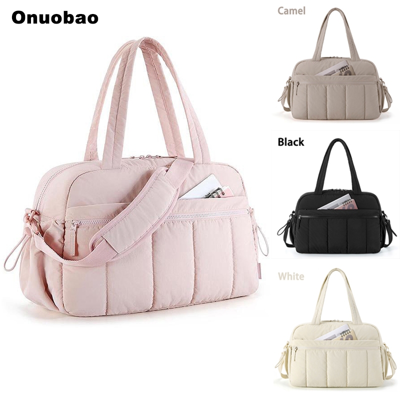 ⭐Next-Day Delivery⭐กระเป๋าเดินทาง Duffel กระเป๋ายิมสำหรับผู้หญิง พร้อมกระเป๋าปรับได้ กระเป๋าวันหยุดสุดสัปดาห์สำหรับผู้หญิง กันน้ำ กระเป๋าออกกำลังกาย