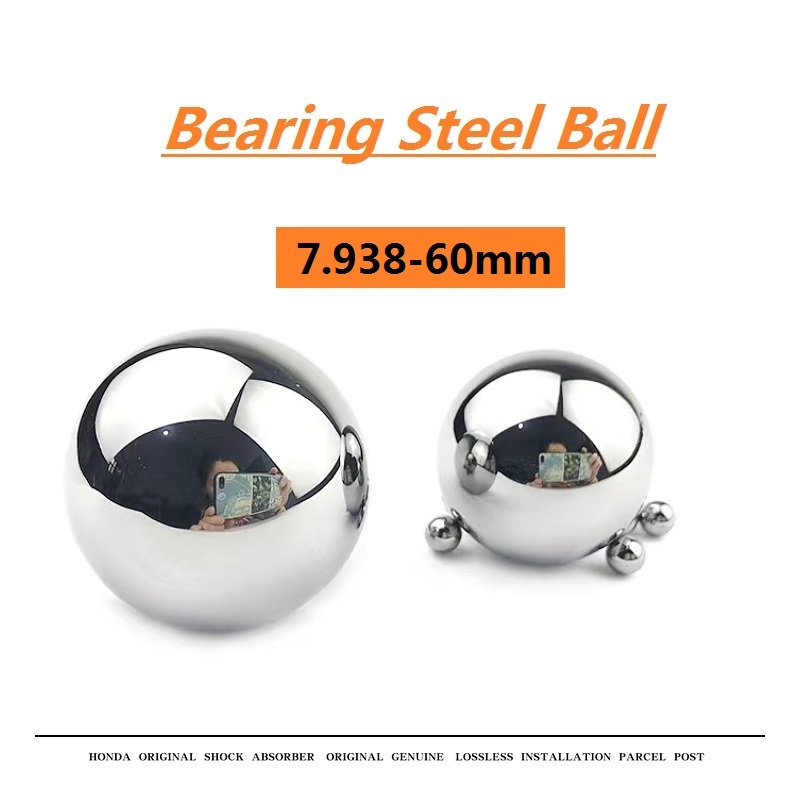 Gcr15 แบริ่งลูกเหล็ก 7.938 มม.-60 มม. Precision Mechanical ลูกเหล็ก -10/20/50 ชิ้น