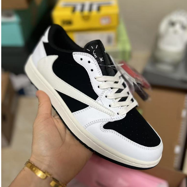 สีดําสีขาว cq4277-311 FZ3124 200 Travis Scott x a/j 1 Low Golf Golf สีน้ําตาลรองเท้าผู้ชายสีขาว