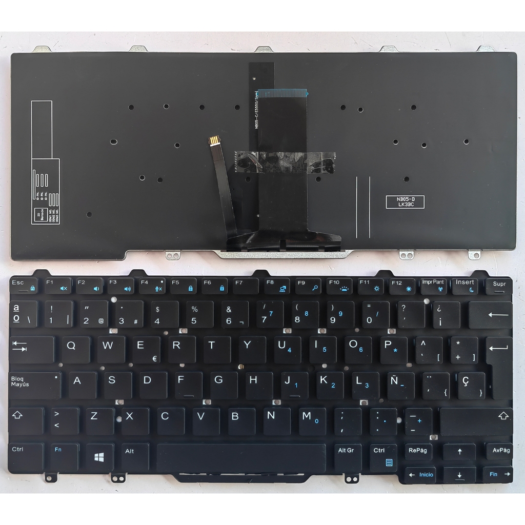 US SP UK สําหรับ Dell Latitude 3340 3350 E3340 14 E5450 E7470 E7450 E5470 E5480 0VW6J9 แป้นพิมพ์แล็ป