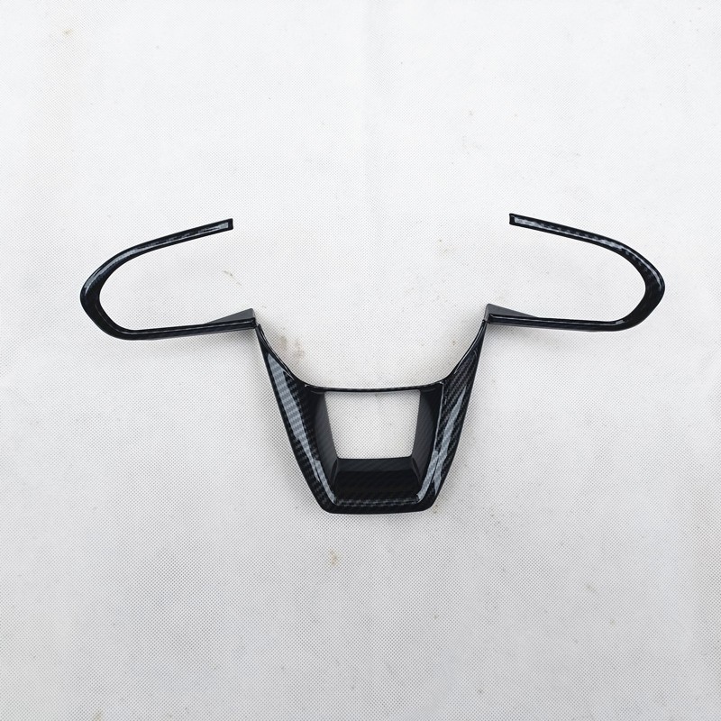 สําหรับ Chery Chirey Omoda 5 FX C5 2023 2024 2025 รถอุปกรณ์เสริมพวงมาลัยฝาครอบ Trim พลาสติกเลียนแบบคาร์บอนไฟเบอร์