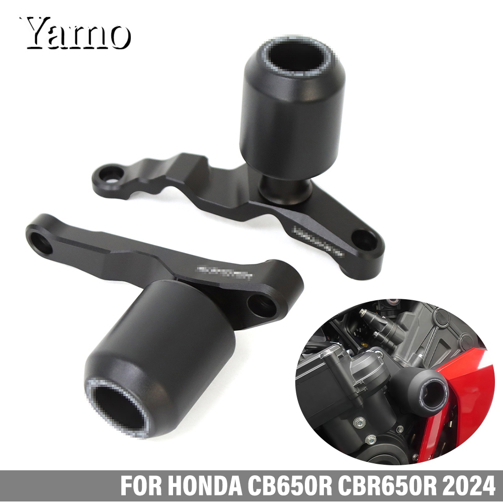สําหรับ Honda CB650R CBR650R CB 650R CBR 650R 2024-2025 (E-คลัตช์เข้ากันได้) รถจักรยานยนต์ anti fall protection กรอบ slider Fairping pad protector