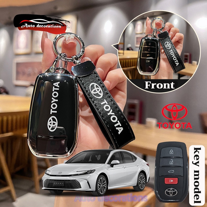 ใหม่ Toyota CAMRY tpu ฝาครอบกุญแจสําหรับ Toyota CAMRY 2024 คีย์ Toyota CAMRY 2025 เคสกุญแจ Toyota สม