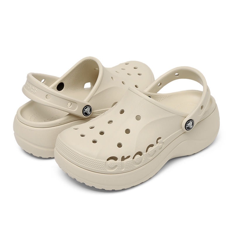 「จัดส่งในกรุงเทพฯ」Classic Cross platform BAYA Clog รองเท้าลิฟท์ผู้หญิง รองเท้ามหาสมุทร