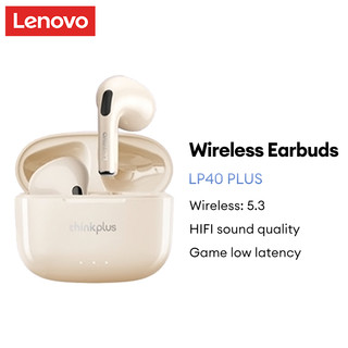 Lenovo LP40 Pro And LP40 Plus Bluetooth Earphone HD Stereo Low Latency Gaming with Mic Music Bluetooth 5.3