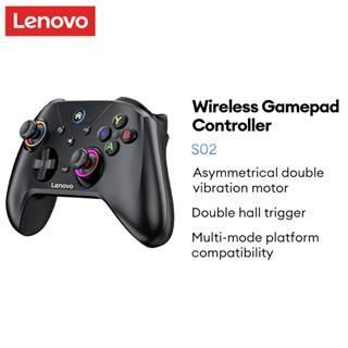 Lenovo S02 ตัวควบคุมบลูทูธ 2.4G คอนโทรลเลอร์เกมแพดไร้สายสําห…