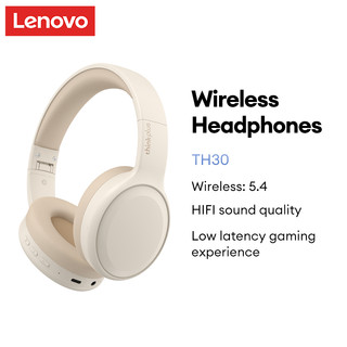 Lenovo TH30 Bluetooth Headphone Noise Reduction Smart Touch With Mic
