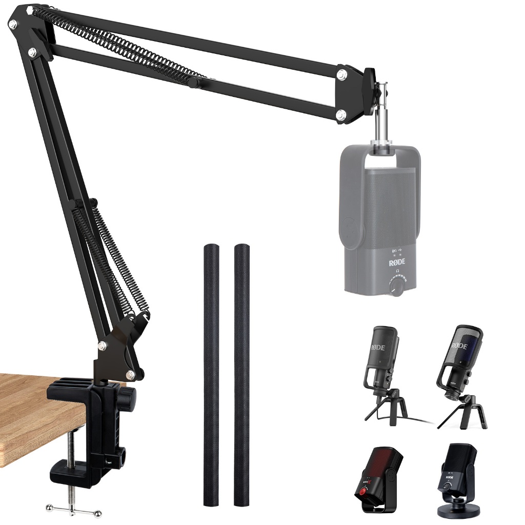RODE NT-USB Mic Boom Arm - Mic Arm สําหรับ RODE NT-USB/NT-USB+/NT-USB Mini และไมโครโฟนส่วนใหญ่, Adju
