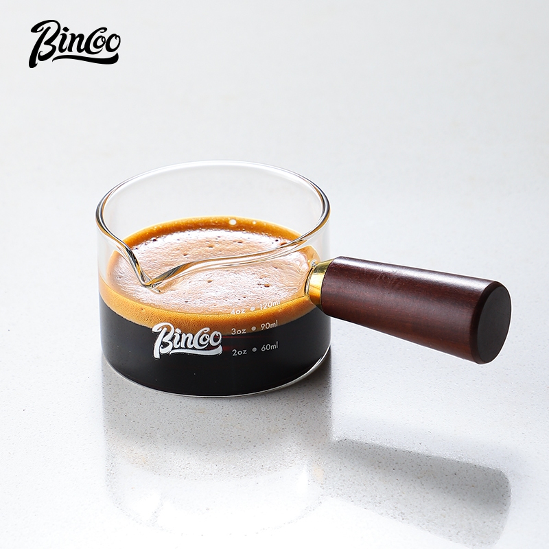 บินคู แก้วกาแฟเข้มข้น พร้อมสเกลวัดขนาด 70/120 มล. สําหรับสกัดกาแฟและนม