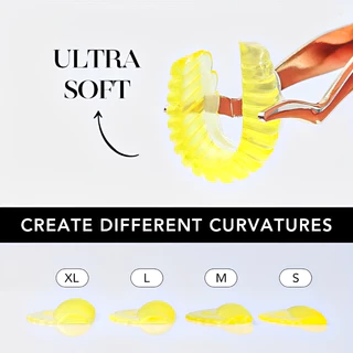 8pcs Eyelash Lifting Pads ชุด Self-Adhesive Sticky Cluster J & L & B & D Curls Eyelash Lifting Rod Lash Beauty Salon เครื่องมือ