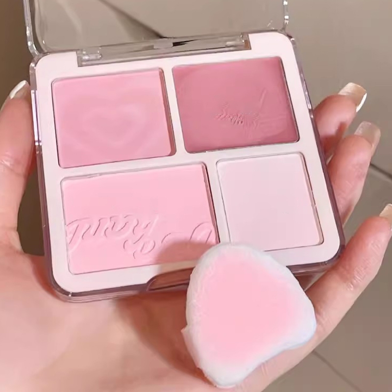 Judydoll 4 Color Blush Contour Blush Cream ไฮไลท์เนื้อแมท