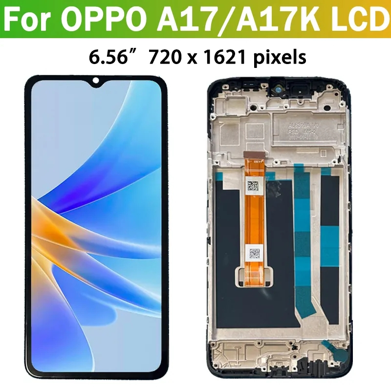 6.56 “จอแสดงผลสําหรับOPPO A17 A18 A17K A38 CPH2579 CPH2471 LCD Touch Screen Digitizer Assemblyกรอบ ราคา ถูกที่สุด ดีลบีเคเค แกลเลอรีภาพที่ 4