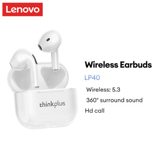 Lenovo LP40 ชุดหูฟังบลูทูธไร้สาย 5.0 พร้อมไมโครโฟน ลดเสียงรบ…