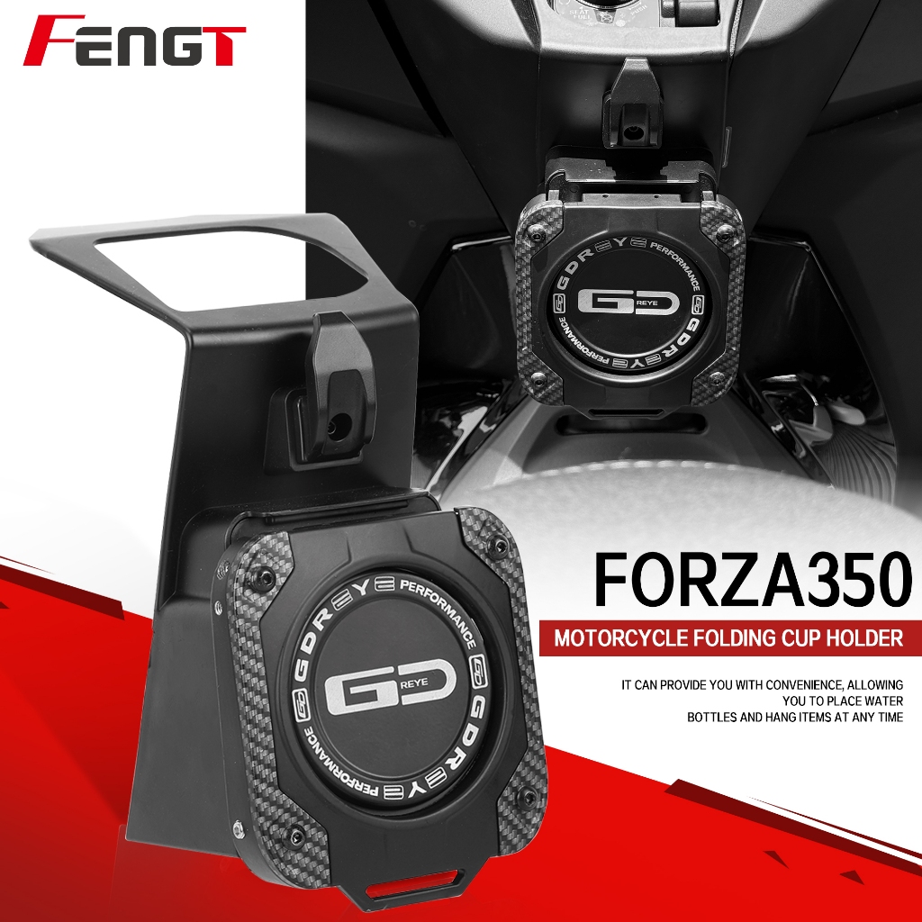 สําหรับ HONDA FORZS350 NSS350 รถจักรยานยนต์ FORZA 350 / NSS 350 วงเล็บพิเศษพร้อมขาตั้งอลูมิเนียมเครื่องดื่มด้านล่างที่วางแก้วน้ํา