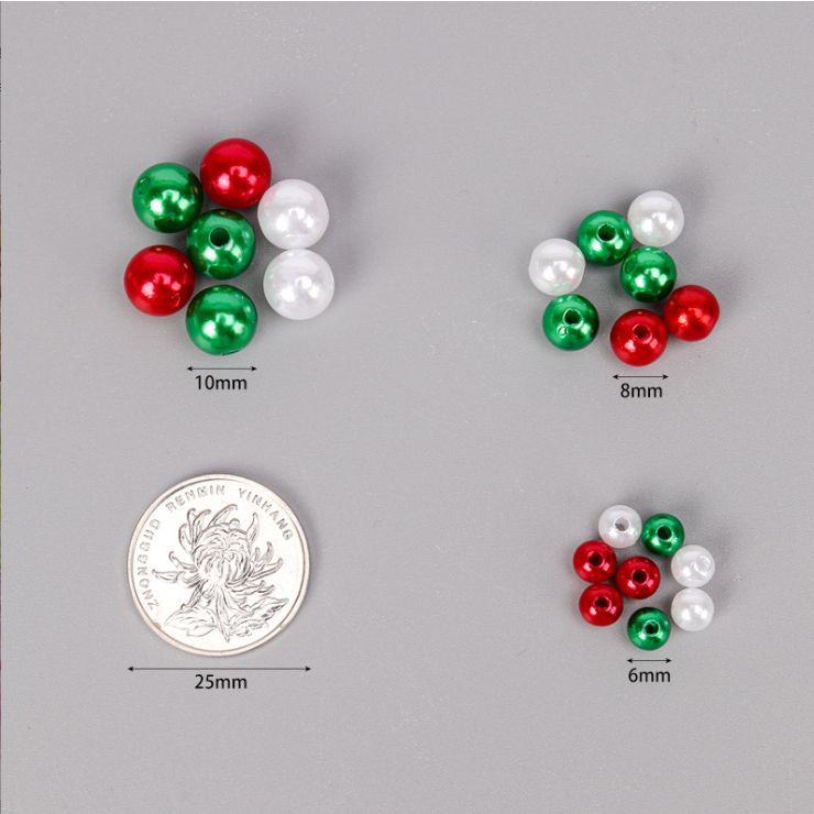 มาการองสี ทําเอง แฮนด์เมดลูกปัดสีลูกกวาดลูกปัดกลม - รูปที่ 2