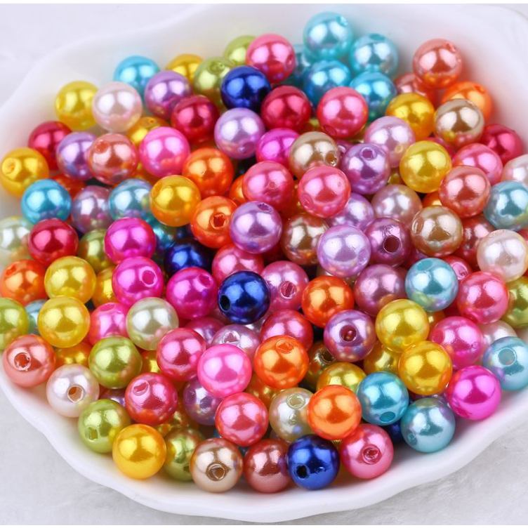 มาการองสี ทําเอง แฮนด์เมดลูกปัดสีลูกกวาดลูกปัดกลม - รูปที่ 3