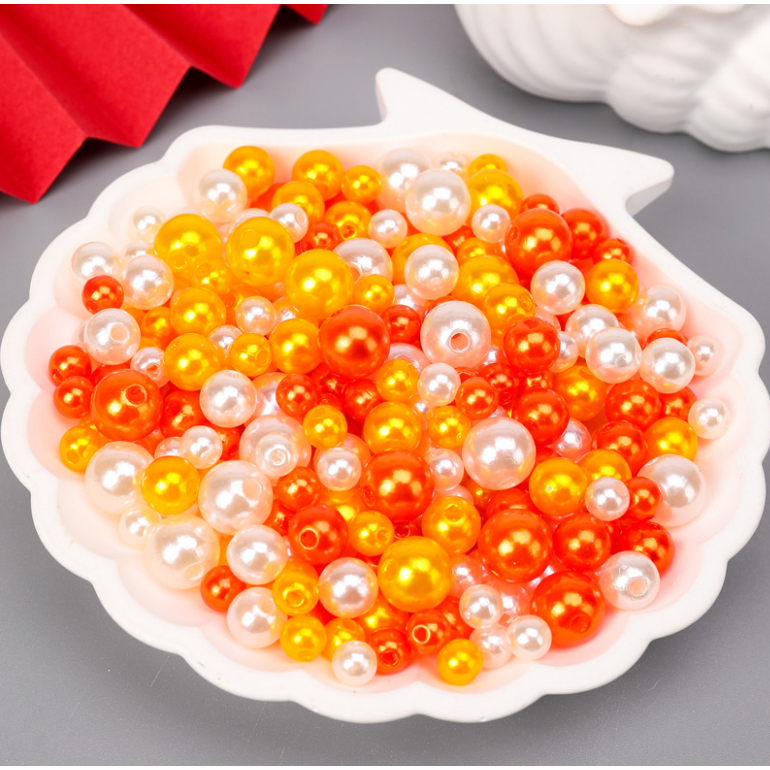 มาการองสี ทําเอง แฮนด์เมดลูกปัดสีลูกกวาดลูกปัดกลม - รูปที่ 4