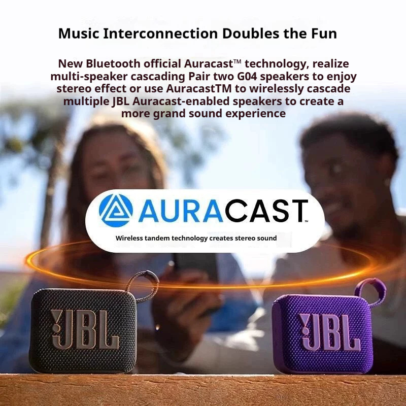 JBL GO 4 ลำโพงบลูทูธพกพา กันน้ำ IP67【Pro Sound + Bluetooth 5.3】แบตฯ 10ชั่วโมง พกพาง่าย | สำหรับสระว่ายน้ำ เดินป่า ท่องเที่ยว