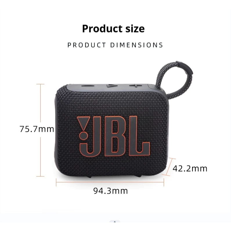 JBL GO 4 ลำโพงบลูทูธพกพา กันน้ำ IP67【Pro Sound + Bluetooth 5.3】แบตฯ 10ชั่วโมง พกพาง่าย | สำหรับสระว่ายน้ำ เดินป่า ท่องเที่ยว
